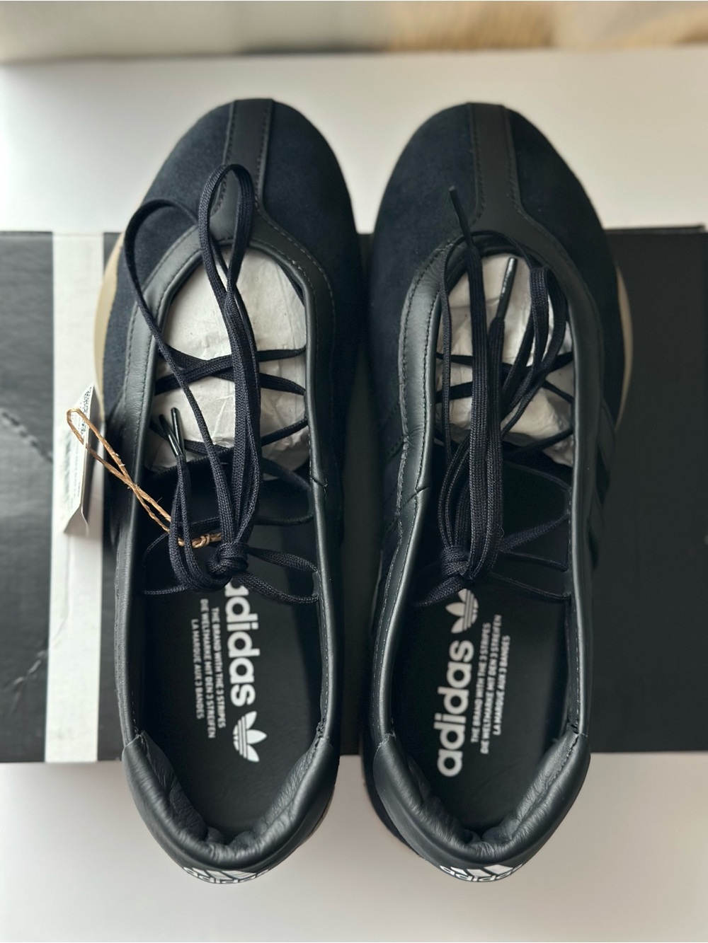 Adidas Taekwondo Mei Ballet W Flats Black Gum Sole Shoes Women’s Size 8 NWT - Picture 3 of 8